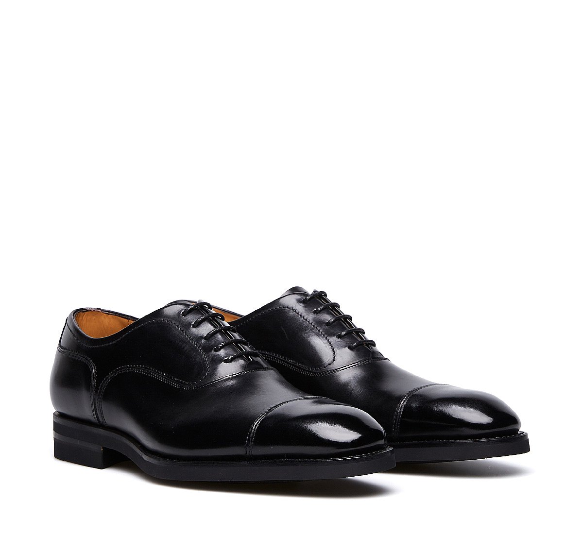 Exquisite calfskin lace-ups