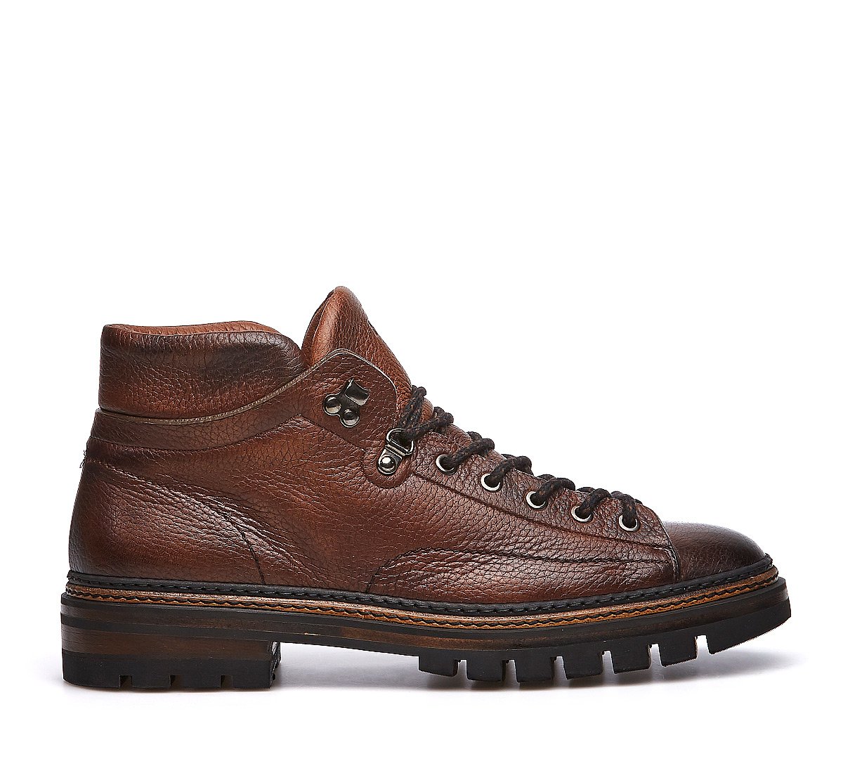 Buckskin ankle boots