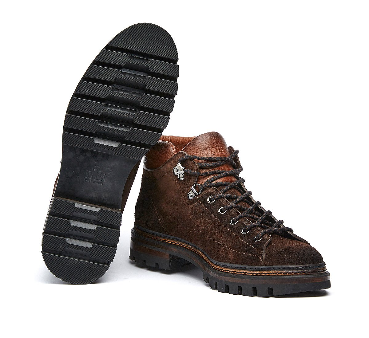 Calf leather ankle boots