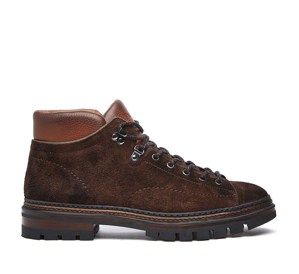 Calf leather ankle boots