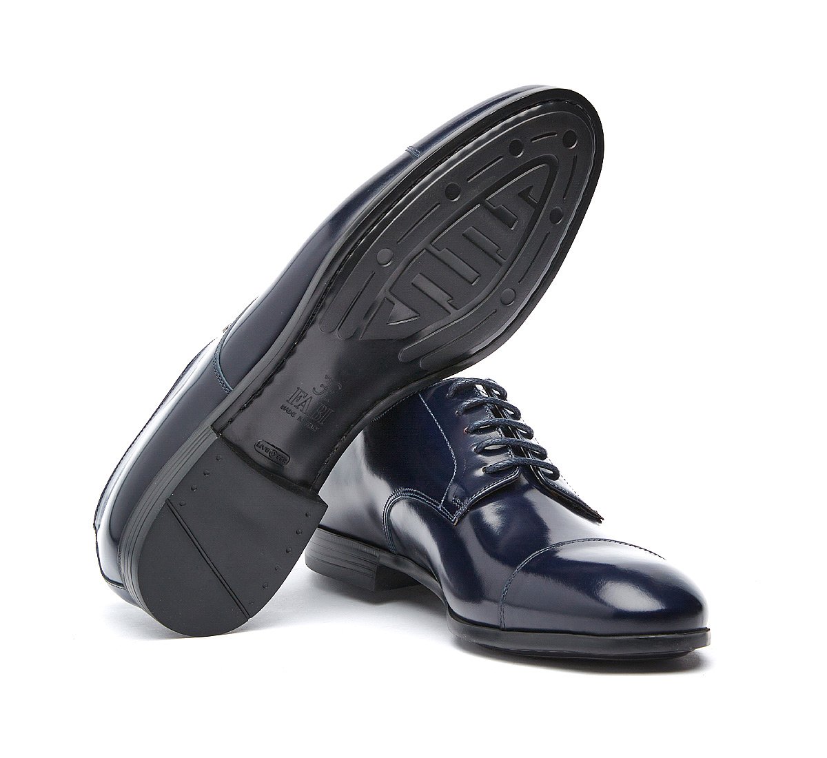 Derby in calf leather