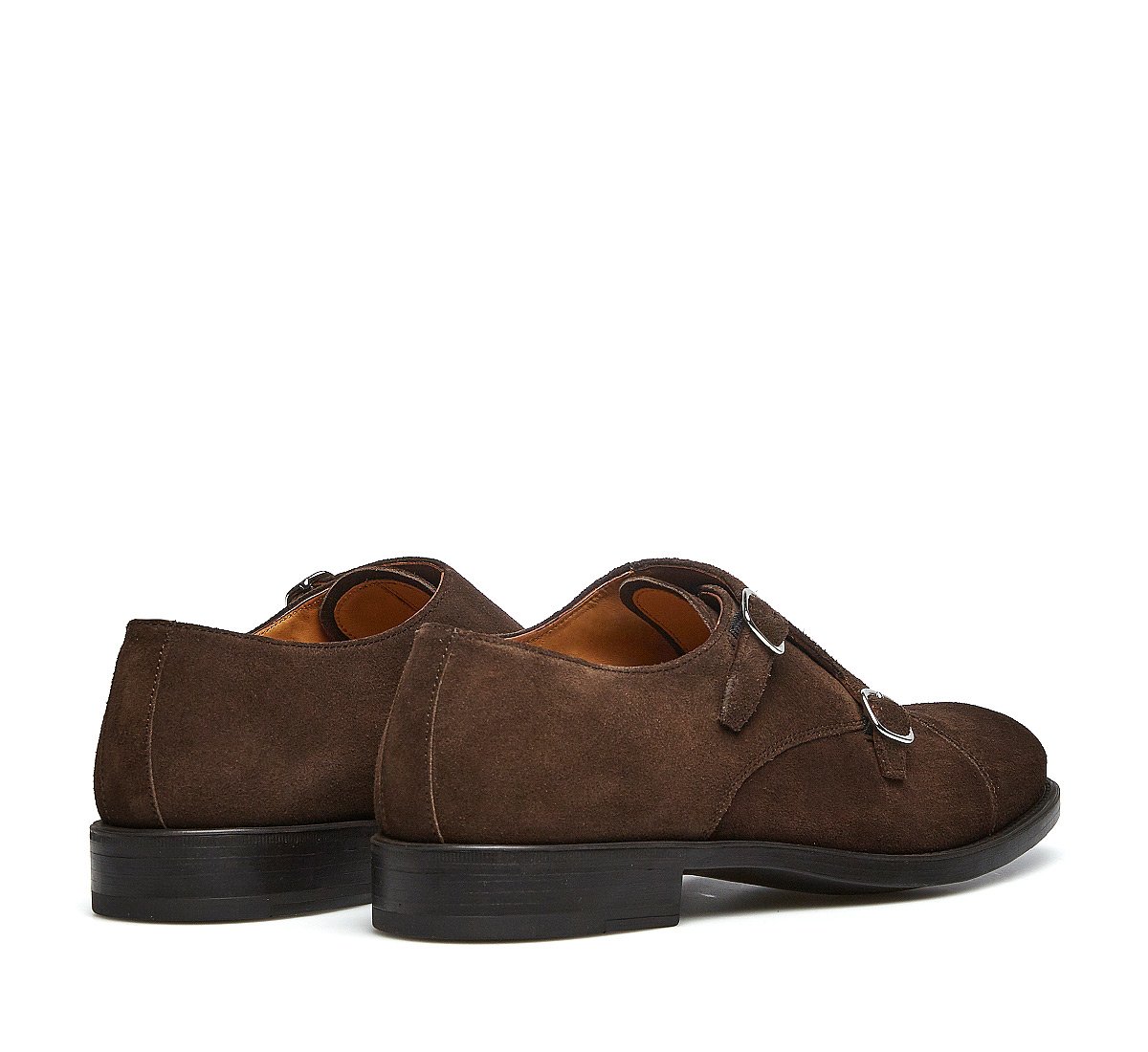 Double monk in morbido suede