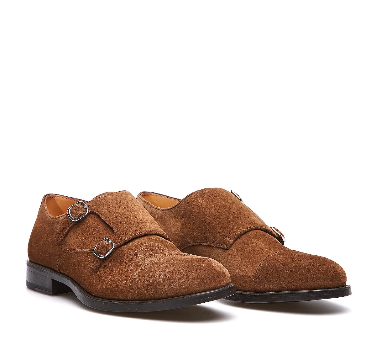 Monk in suede