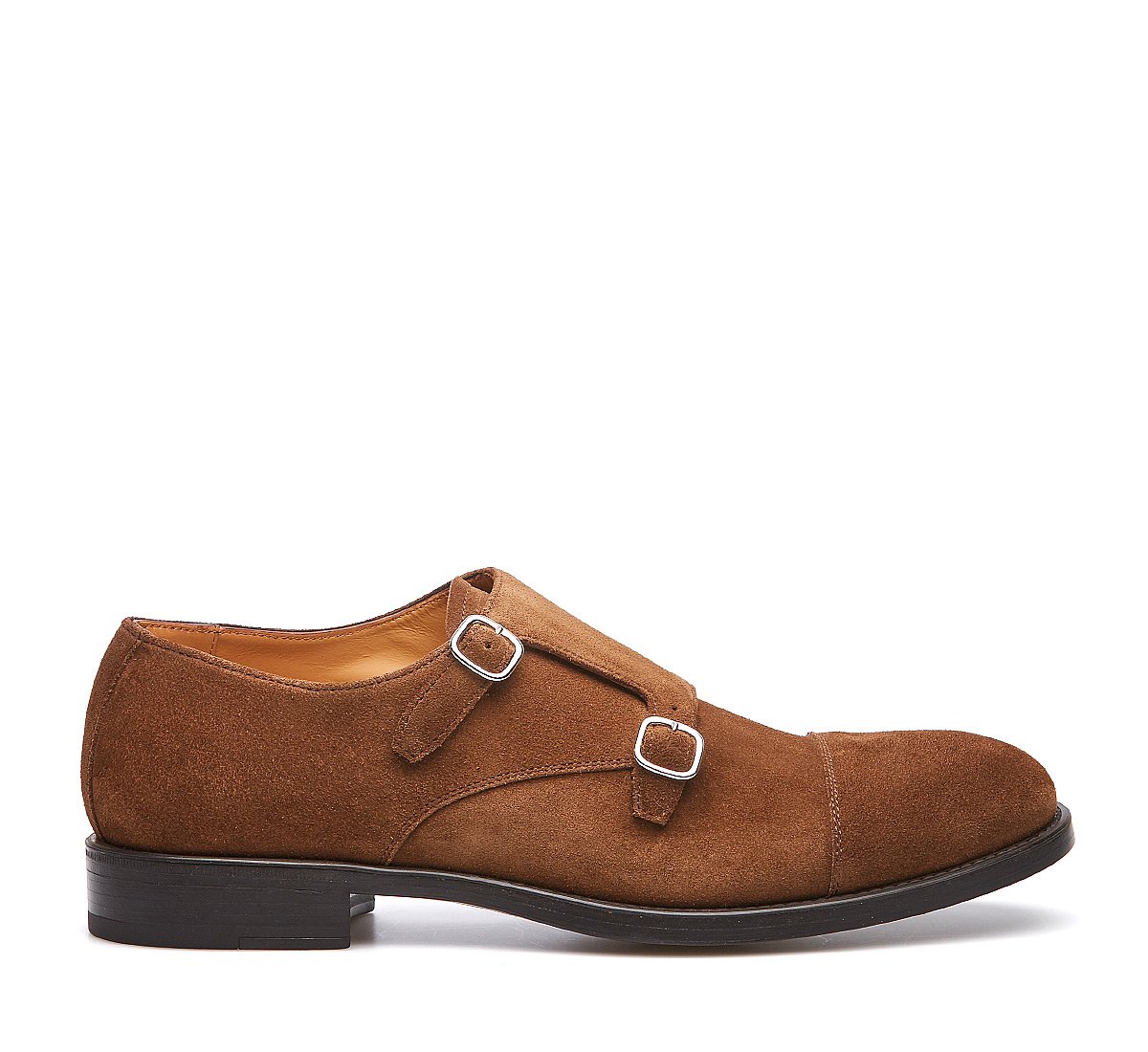 Monk in suede