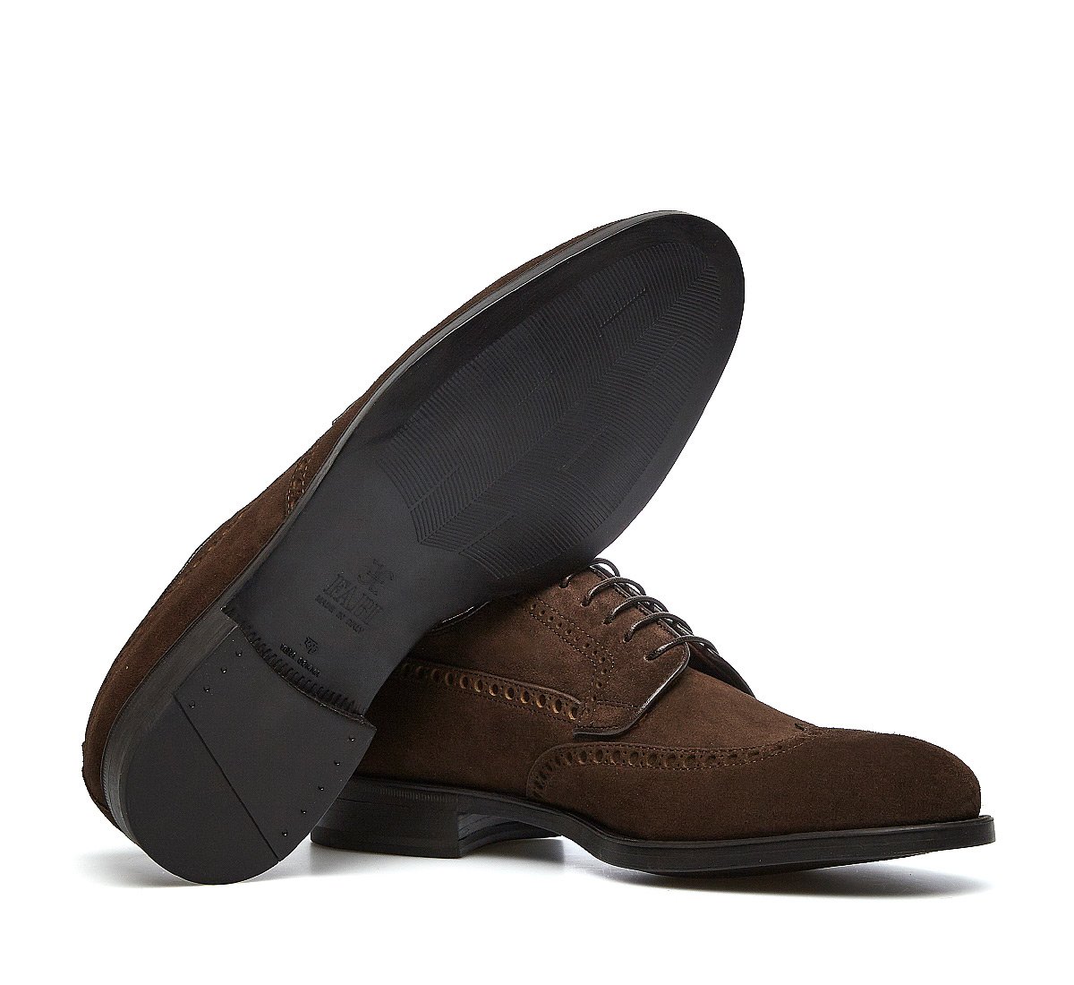 Soft suede derbies