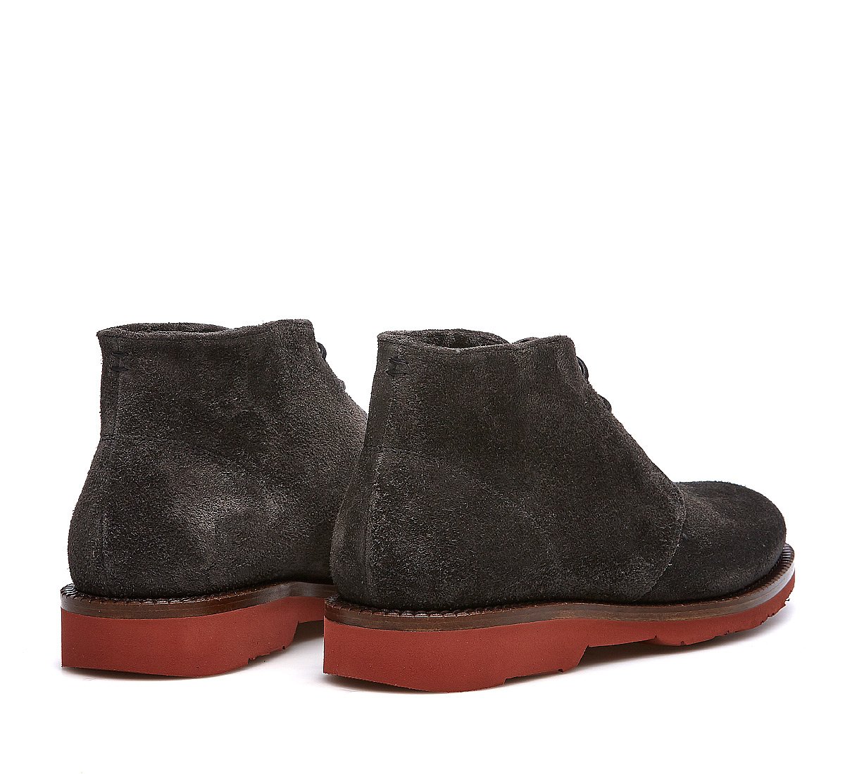 Fabi suede ankle boots with warm sheepskin lining