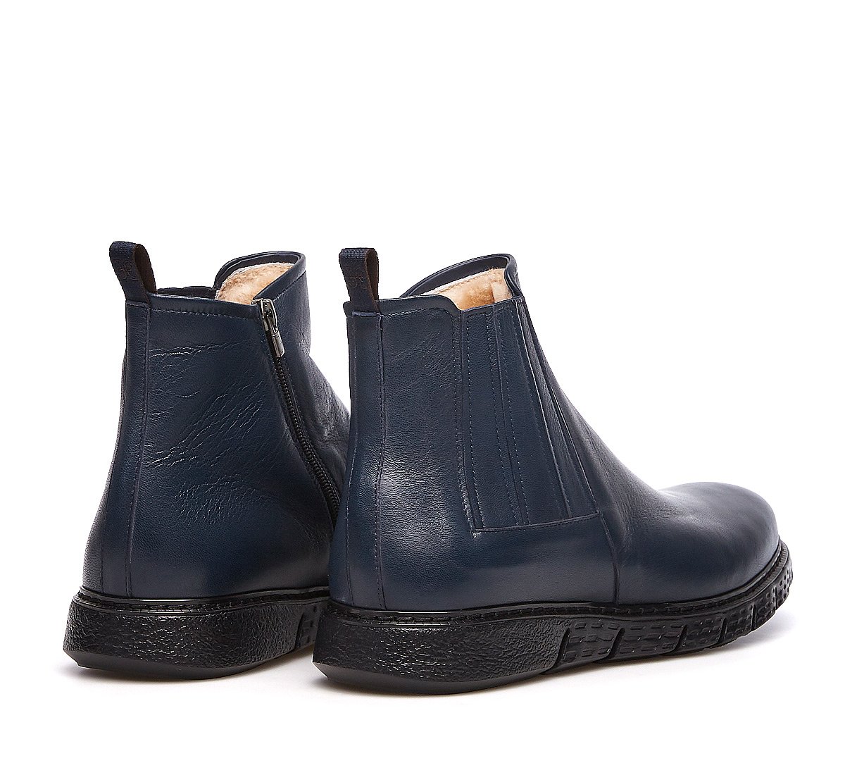 Beatle boots in leather