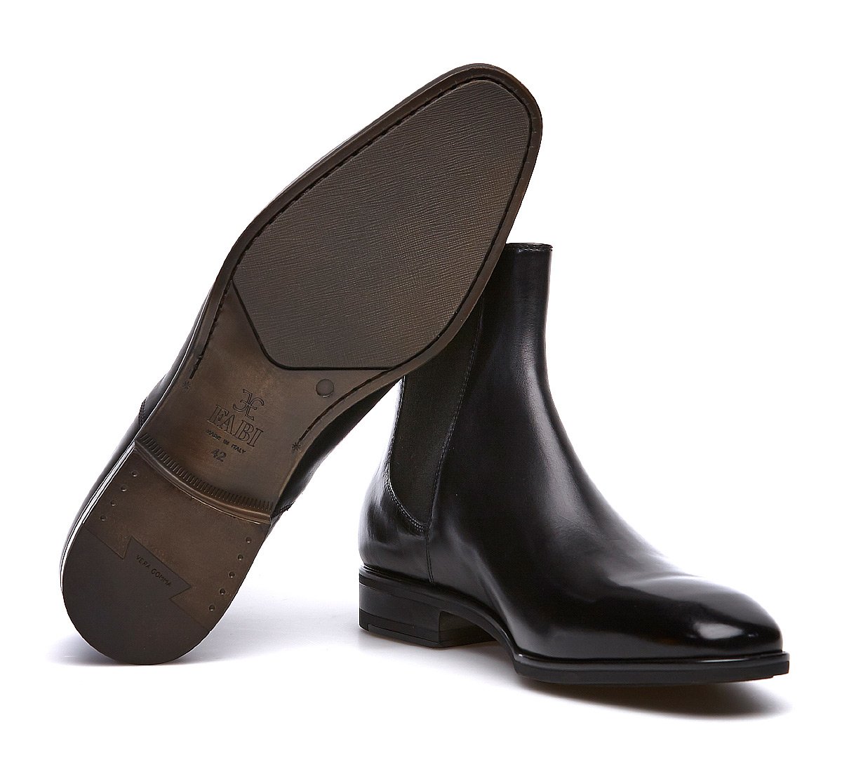 Beatle boot in luxury calf leather