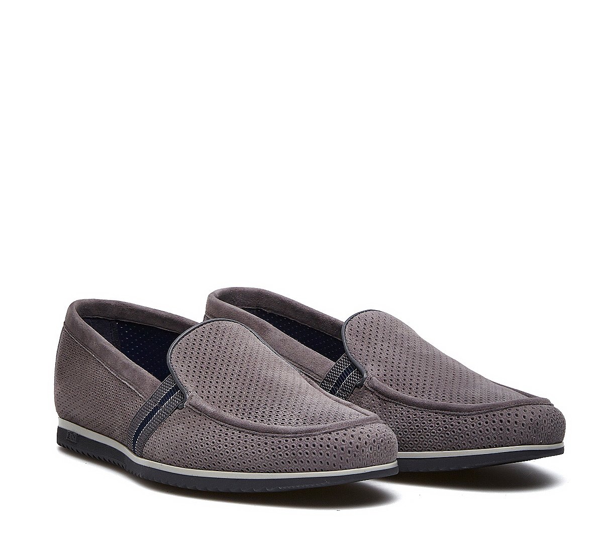 Mocassino sportivo in soffice suede