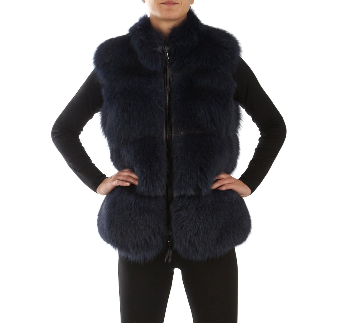 Gilet in vera pelliccia