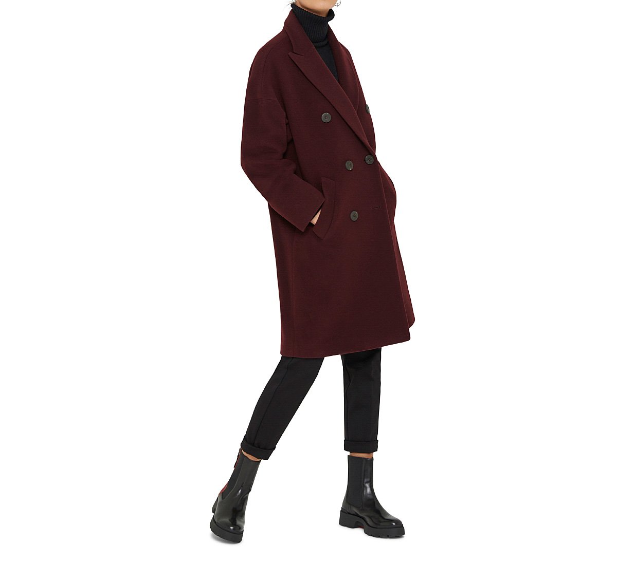 Double-breasted coat