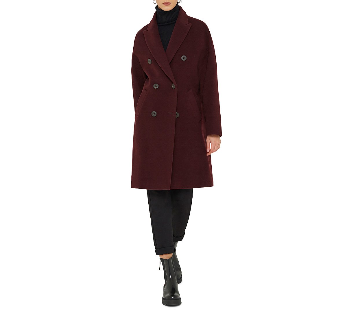 Double-breasted coat