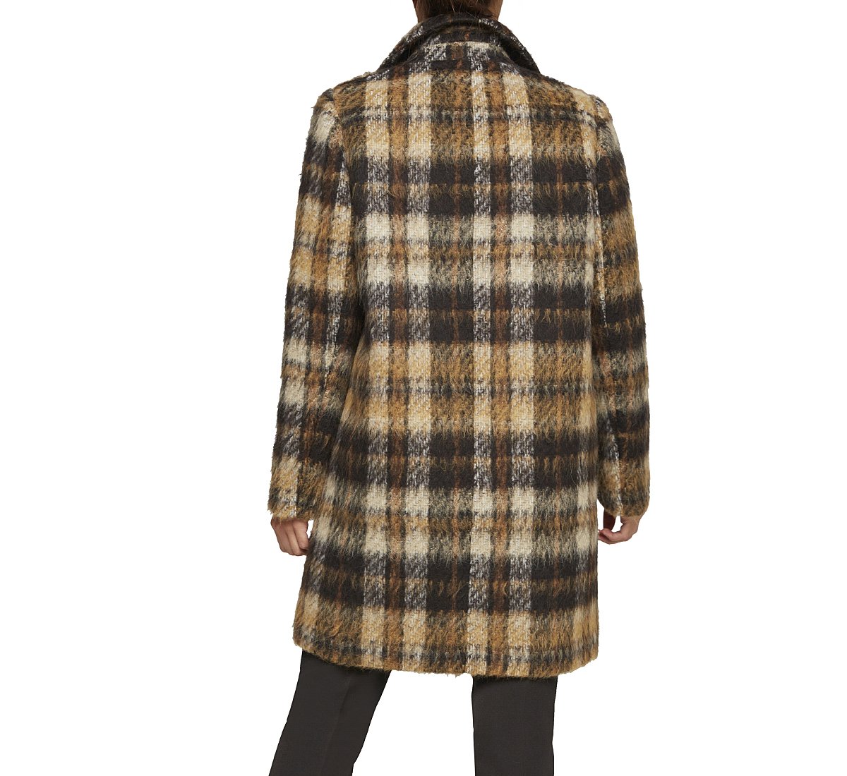 Pattern fabric coat