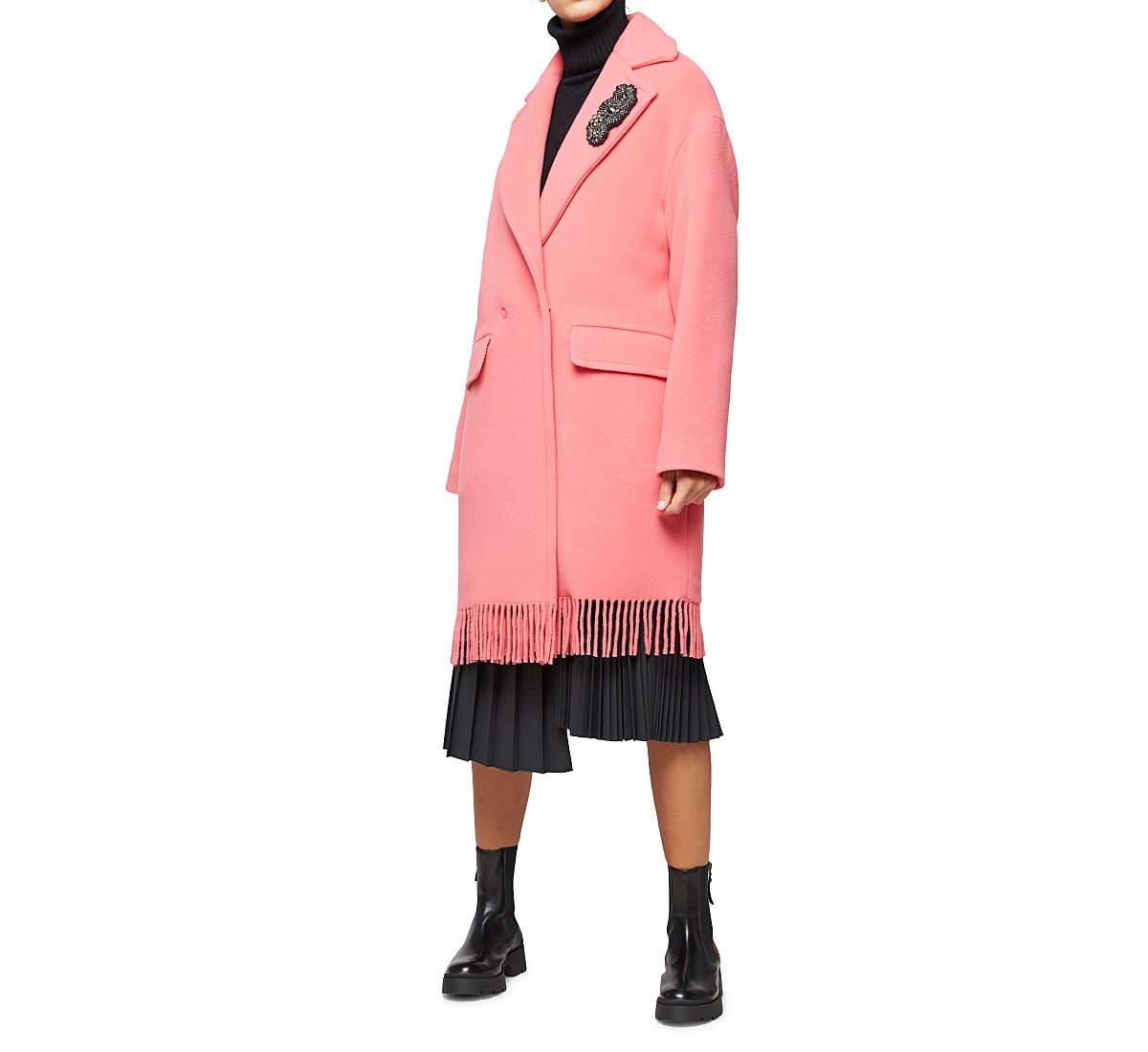 Cappotto lungo doppio petto