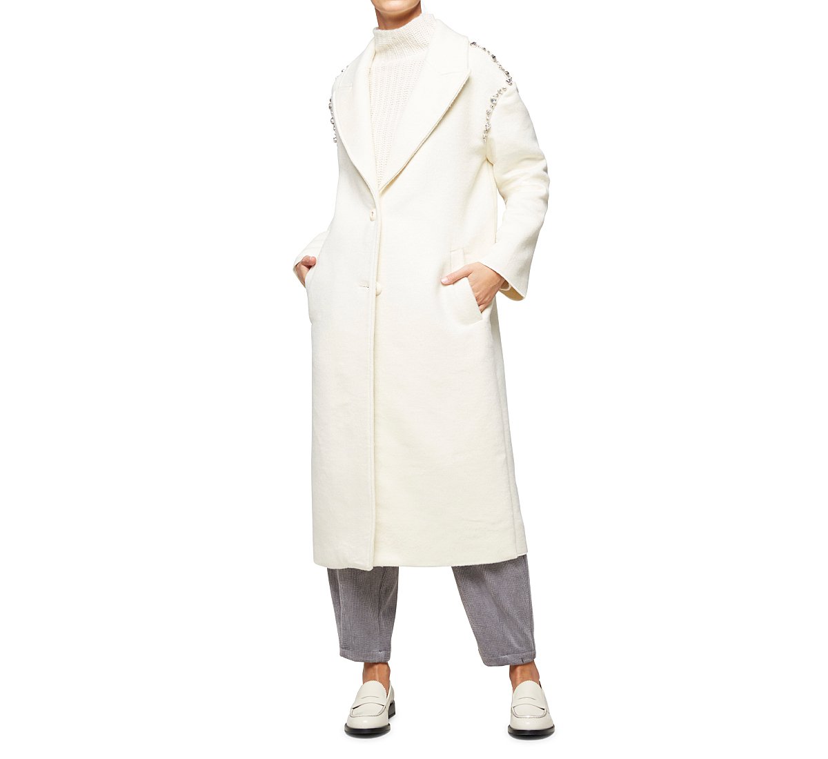 Single-breasted coat