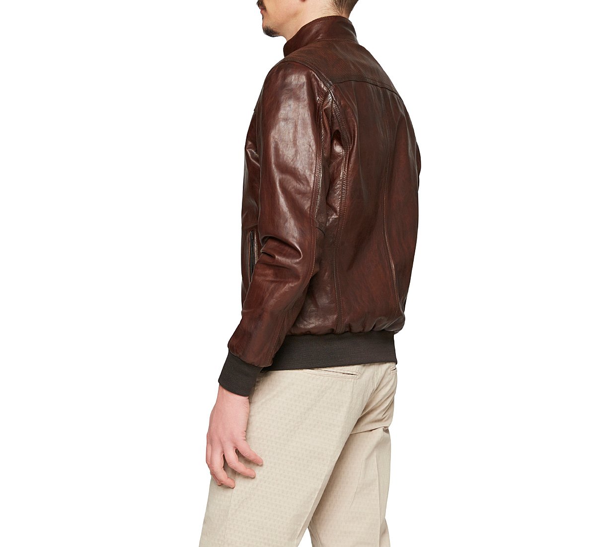 Bomber in pelle