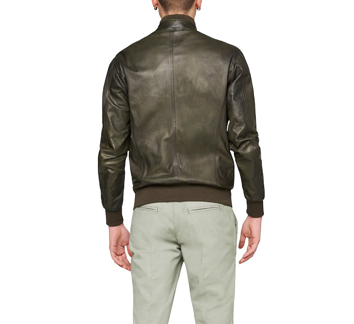 Bomber in pelle