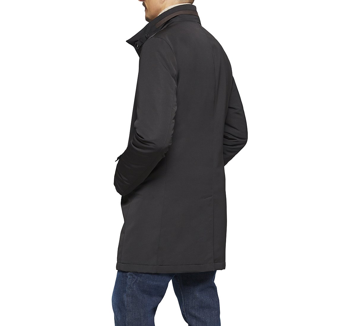 Cappotto in tessuto impermeabile