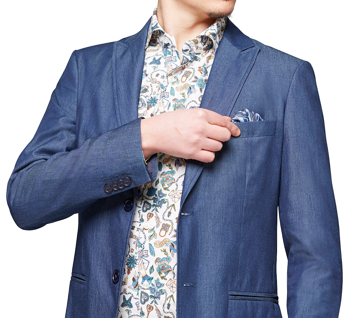 Blazer with lapels