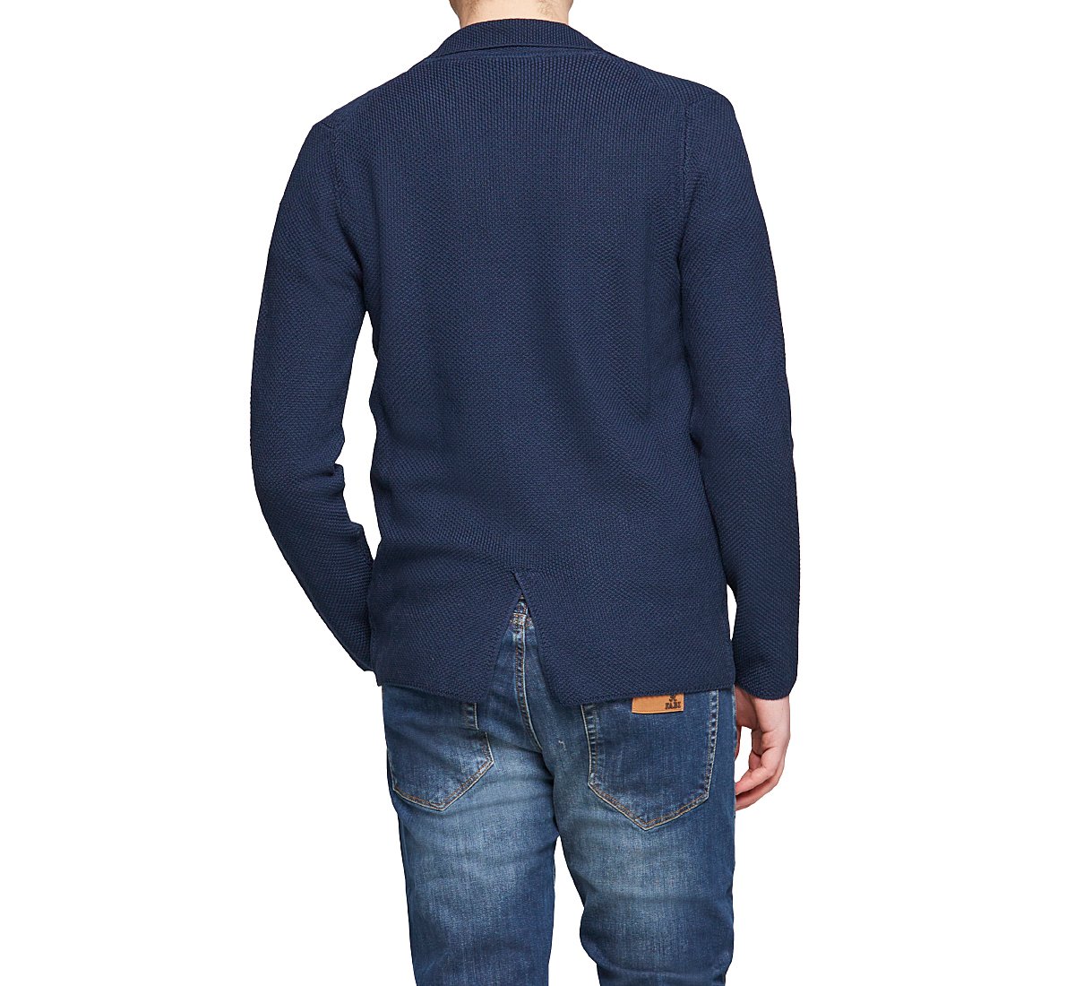 Blazer colletto revers in cotone