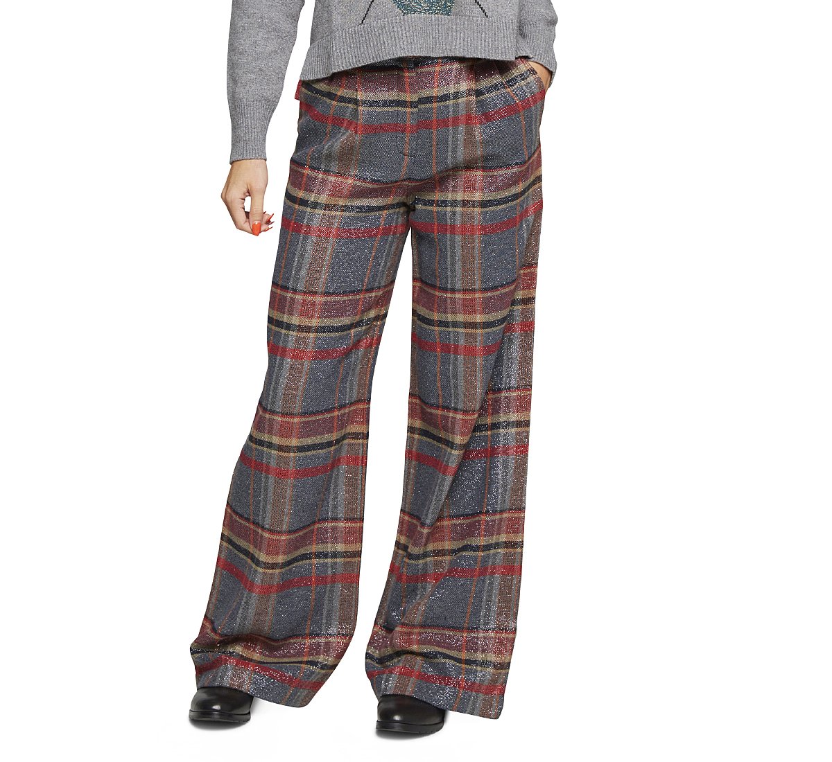 Check palazzo pants