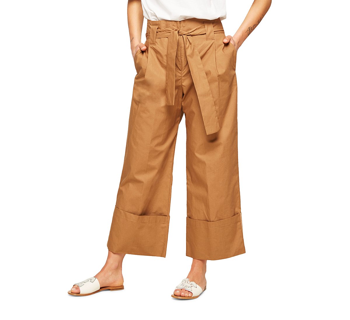 Pantalone palazzo a vita alta