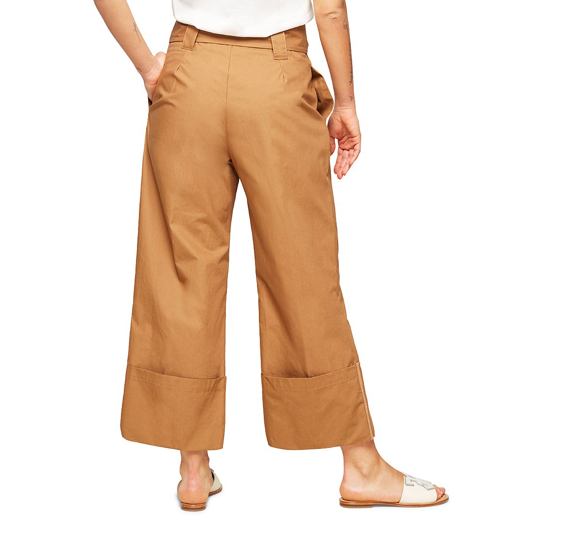 Pantalone palazzo a vita alta