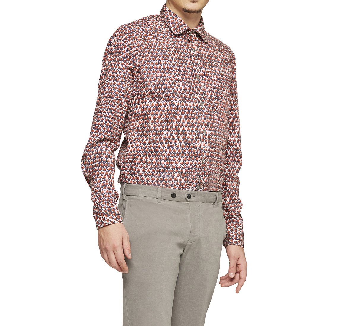 Camicia regular fit in cotone
