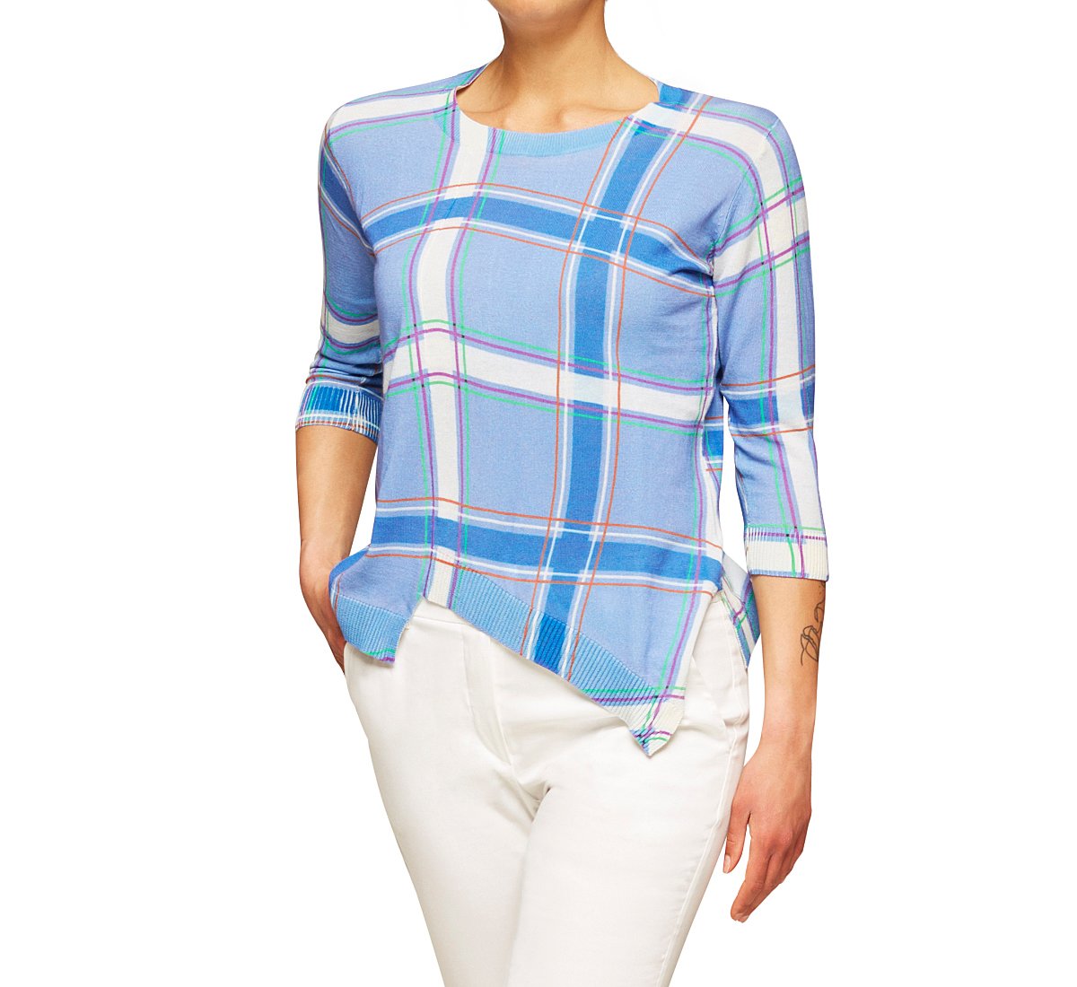 Light cotton and silk sweater