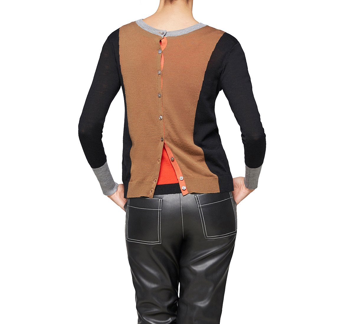 Cardigan con chiusura a bottoni