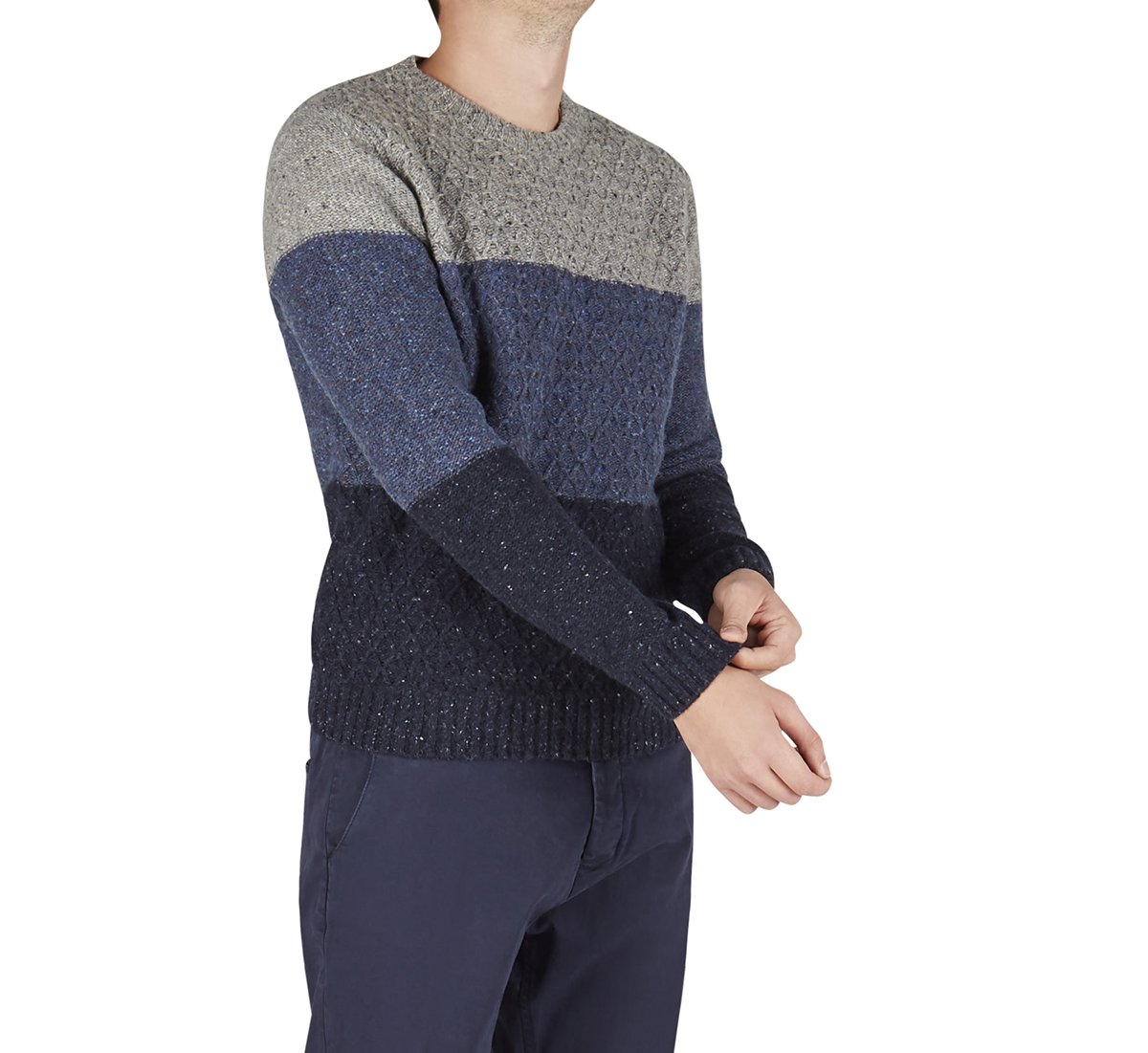 Maglione girocollo in calda lana