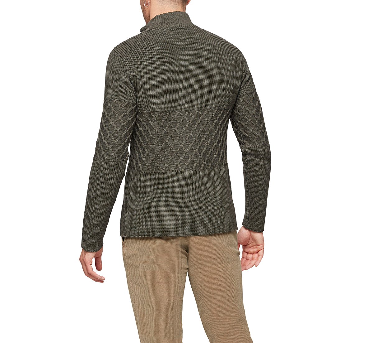 Cardigan in filato di cotone