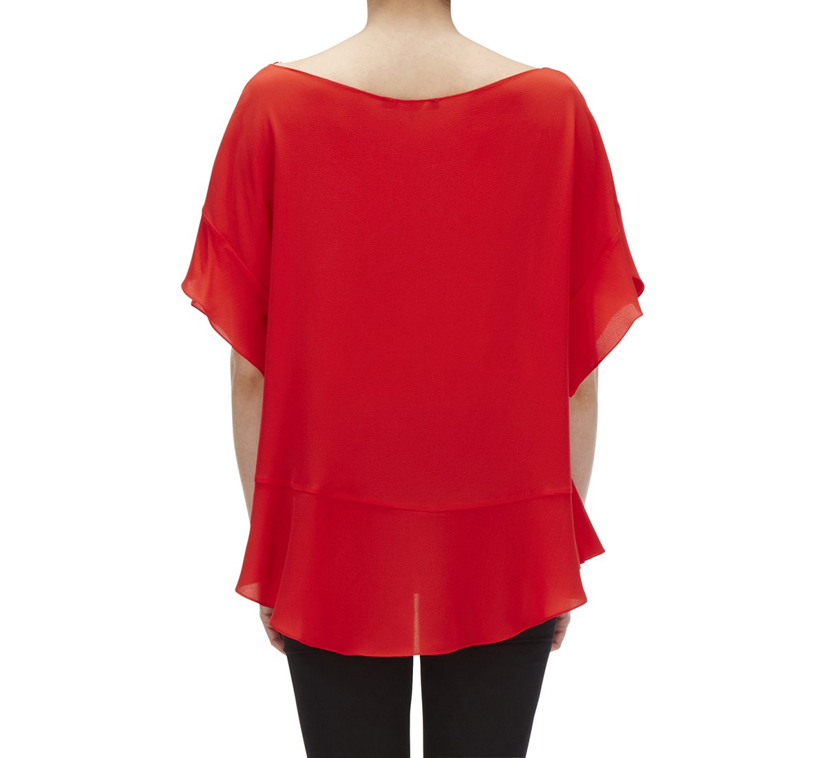 Maglia in seta e tessuto