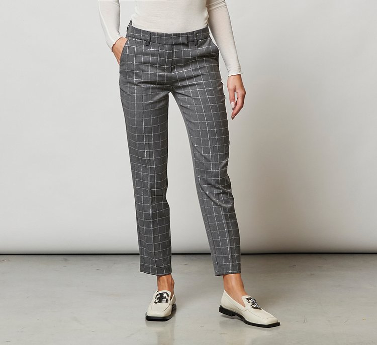 Chequered trousers