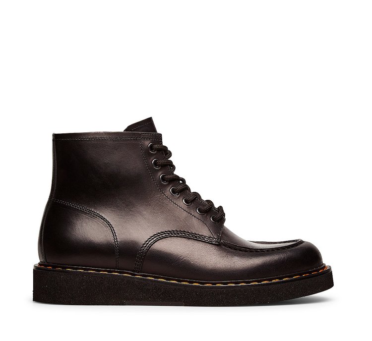 Calfskin ankle boots
