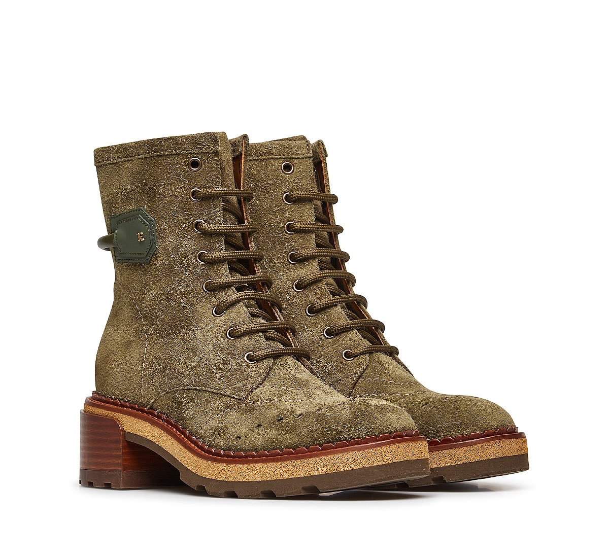 Suede ankle boots