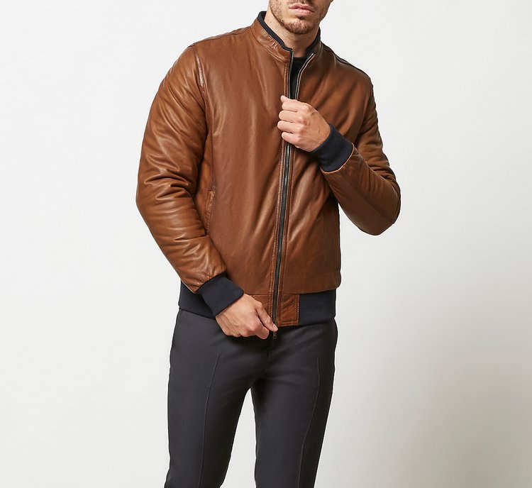 Fine leather jacket