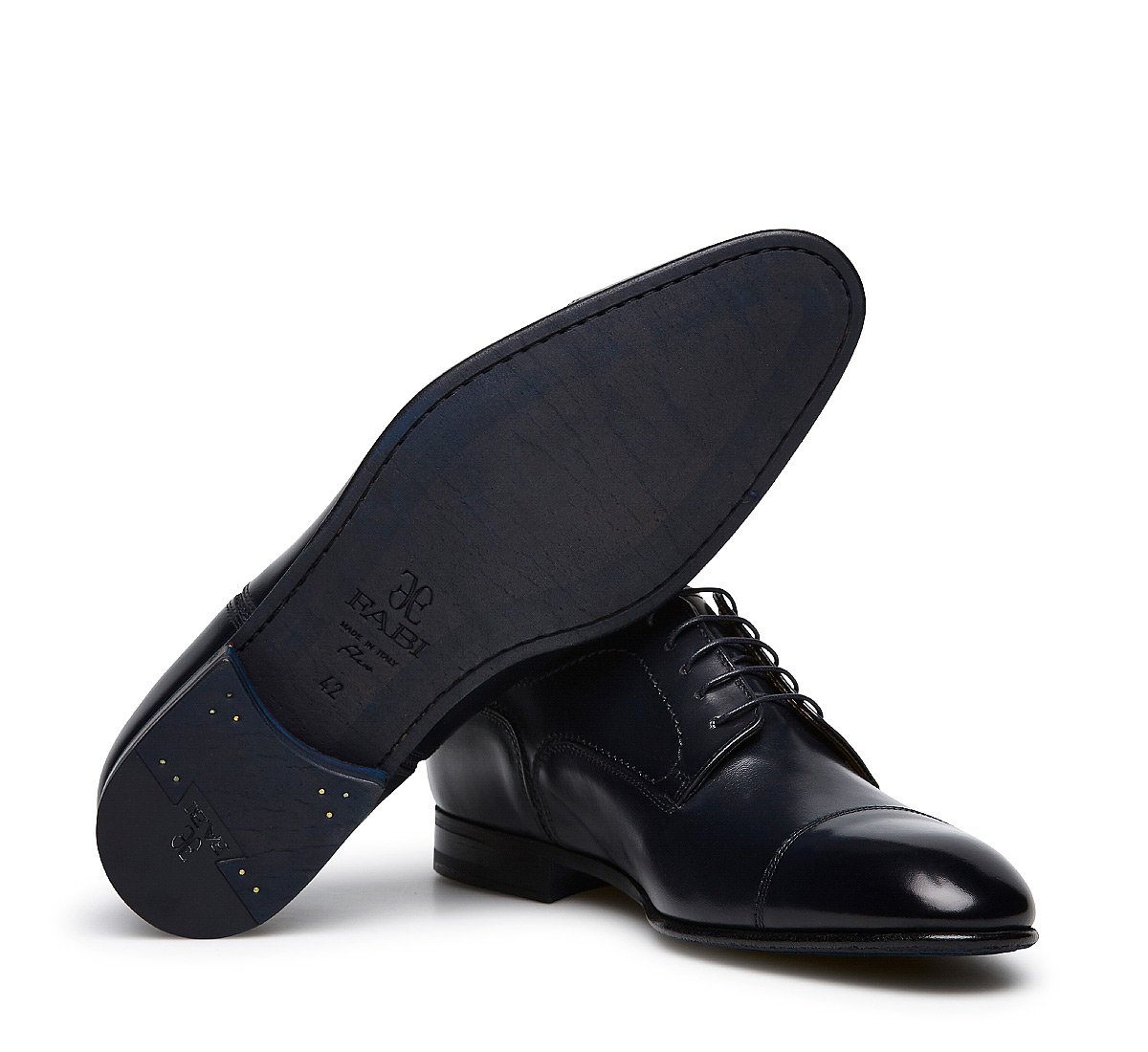 calfskin shoes with tuxedo