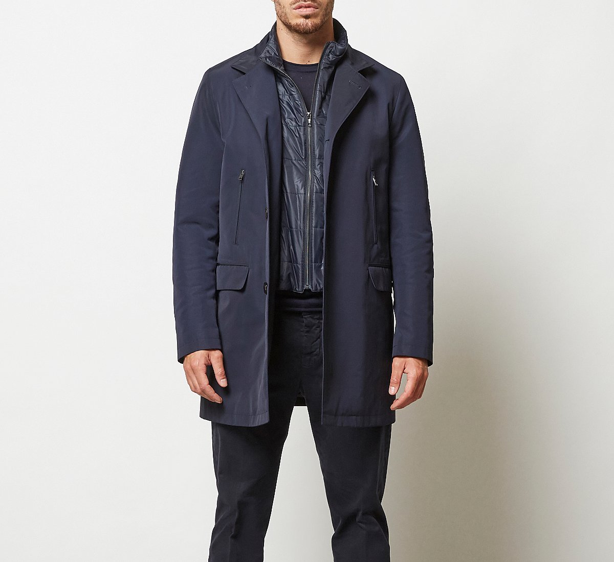 Cappotto con interno impermeabile
