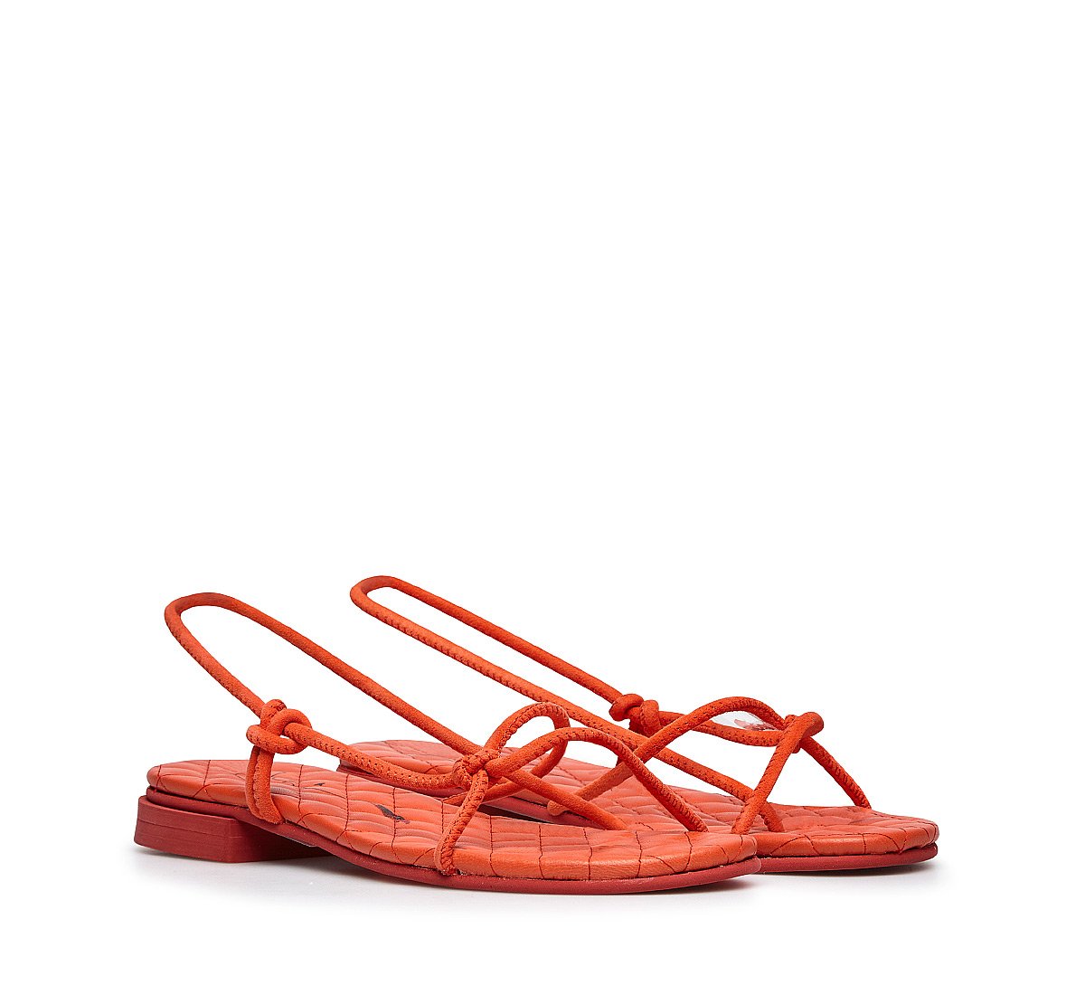Suede sandal