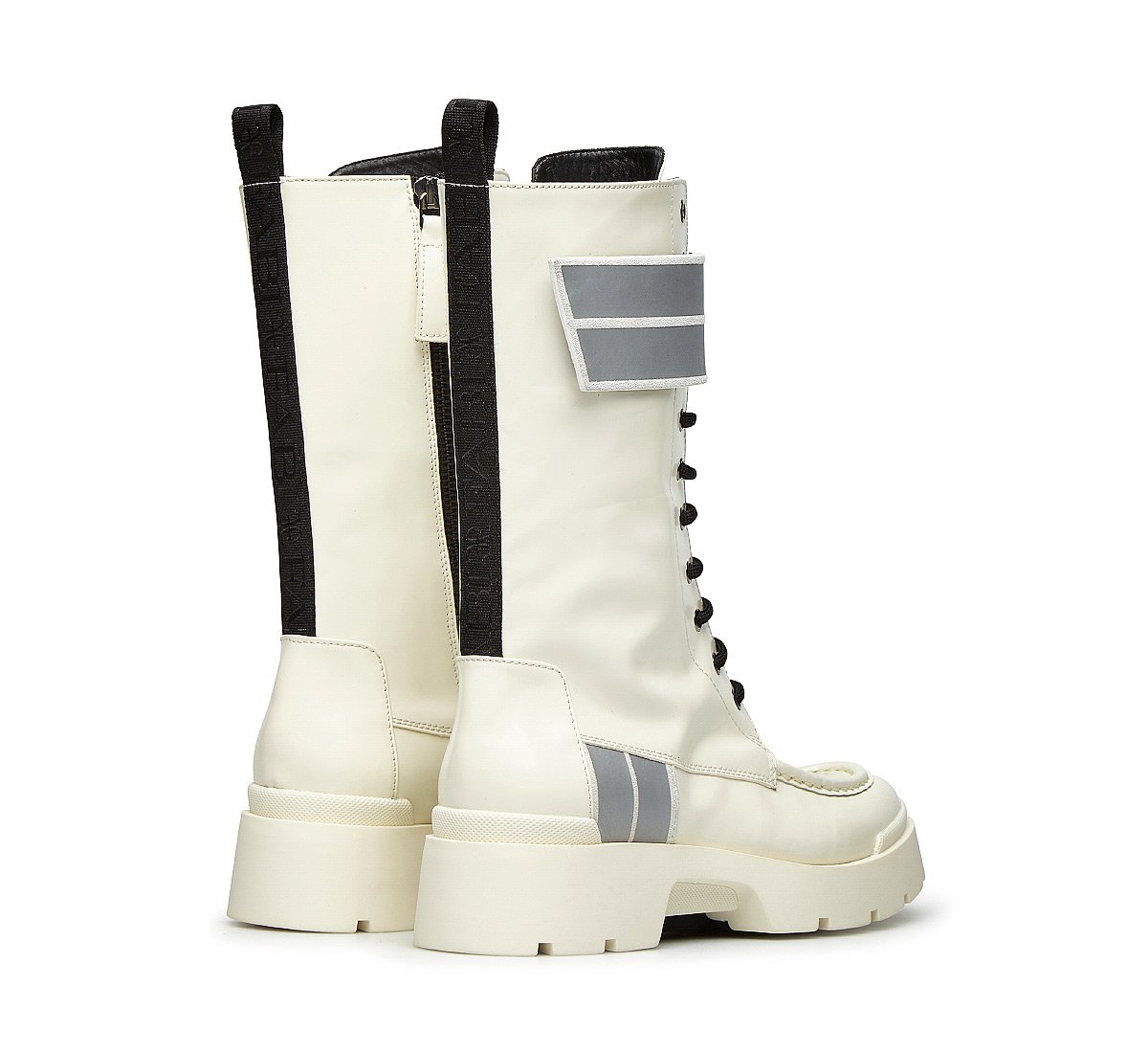 Soft calfskin biker boots