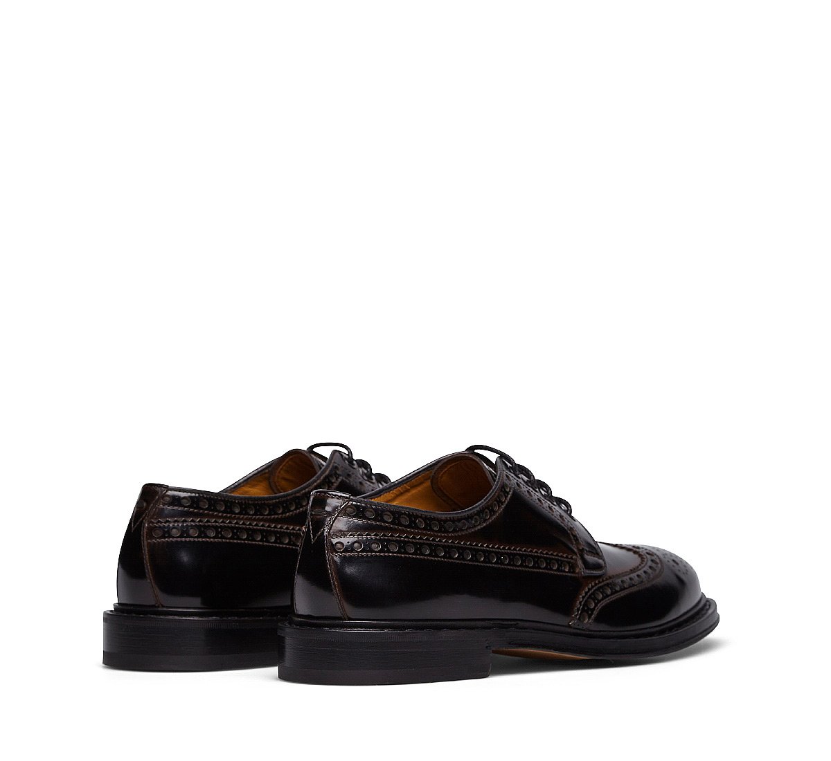 Derbies in brushed calfskin