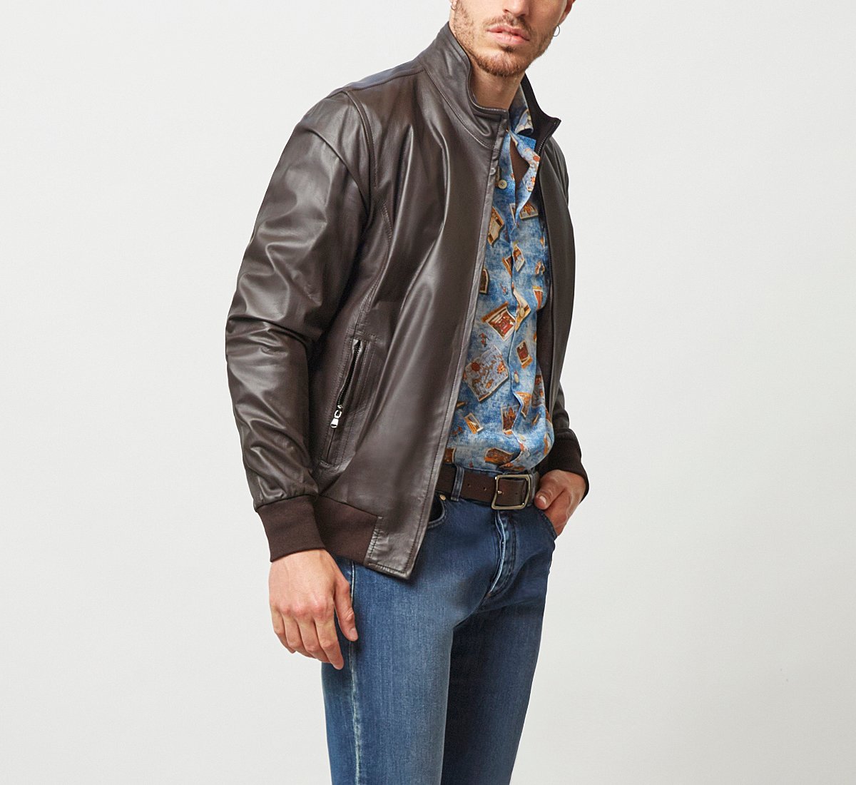 Leather jacket