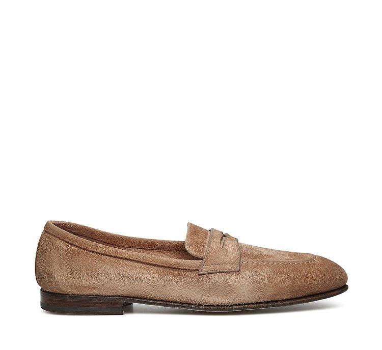 Moccasin in very soft suede