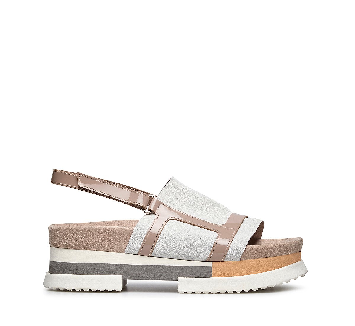 Suede sandal