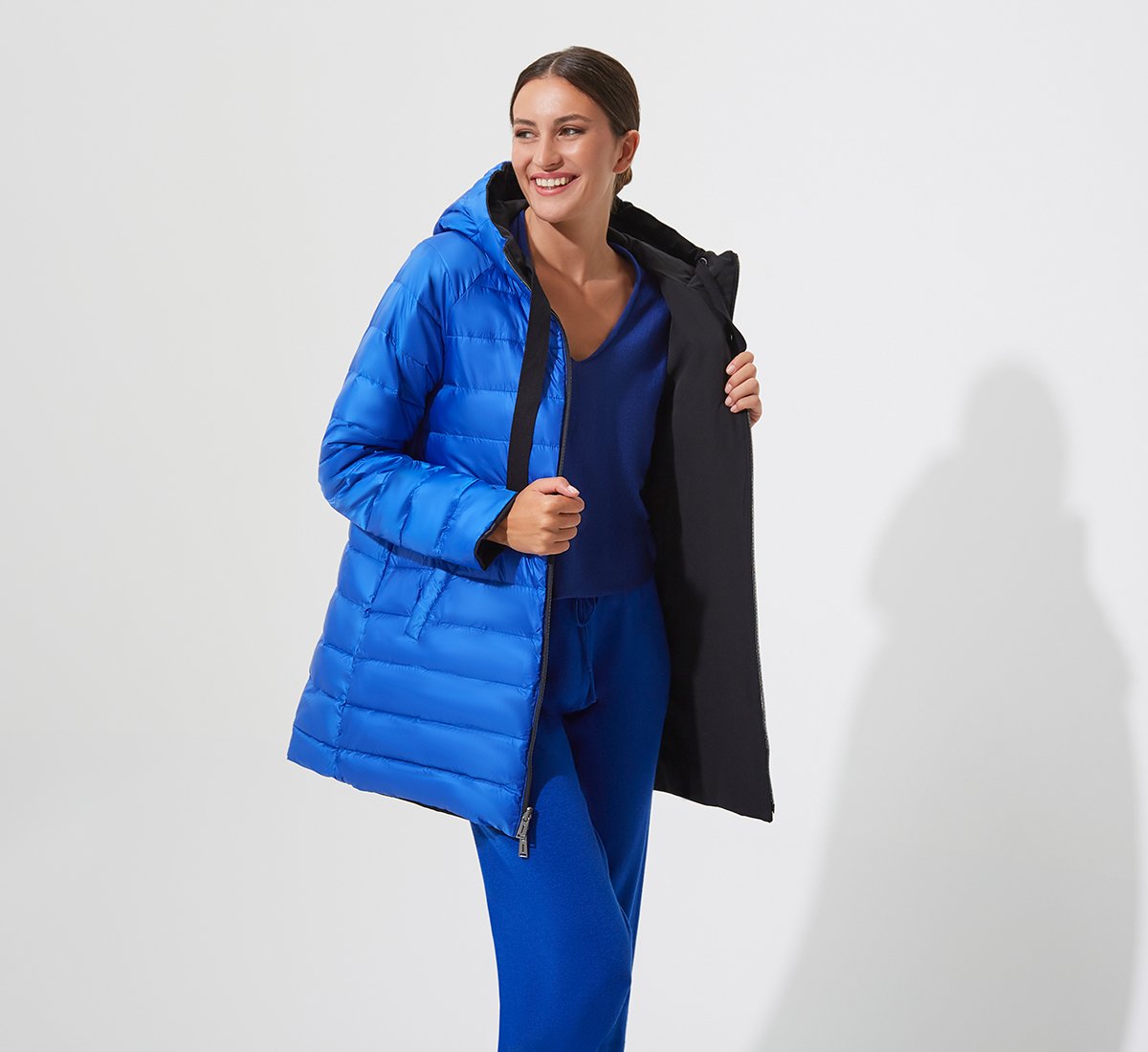 Double-sided puffer coat