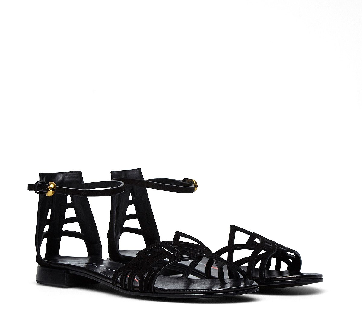 Suede sandals