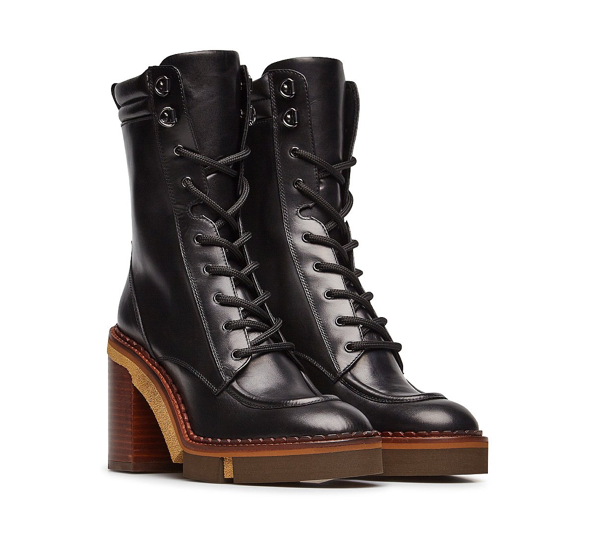 Soft calfskin ankle boots