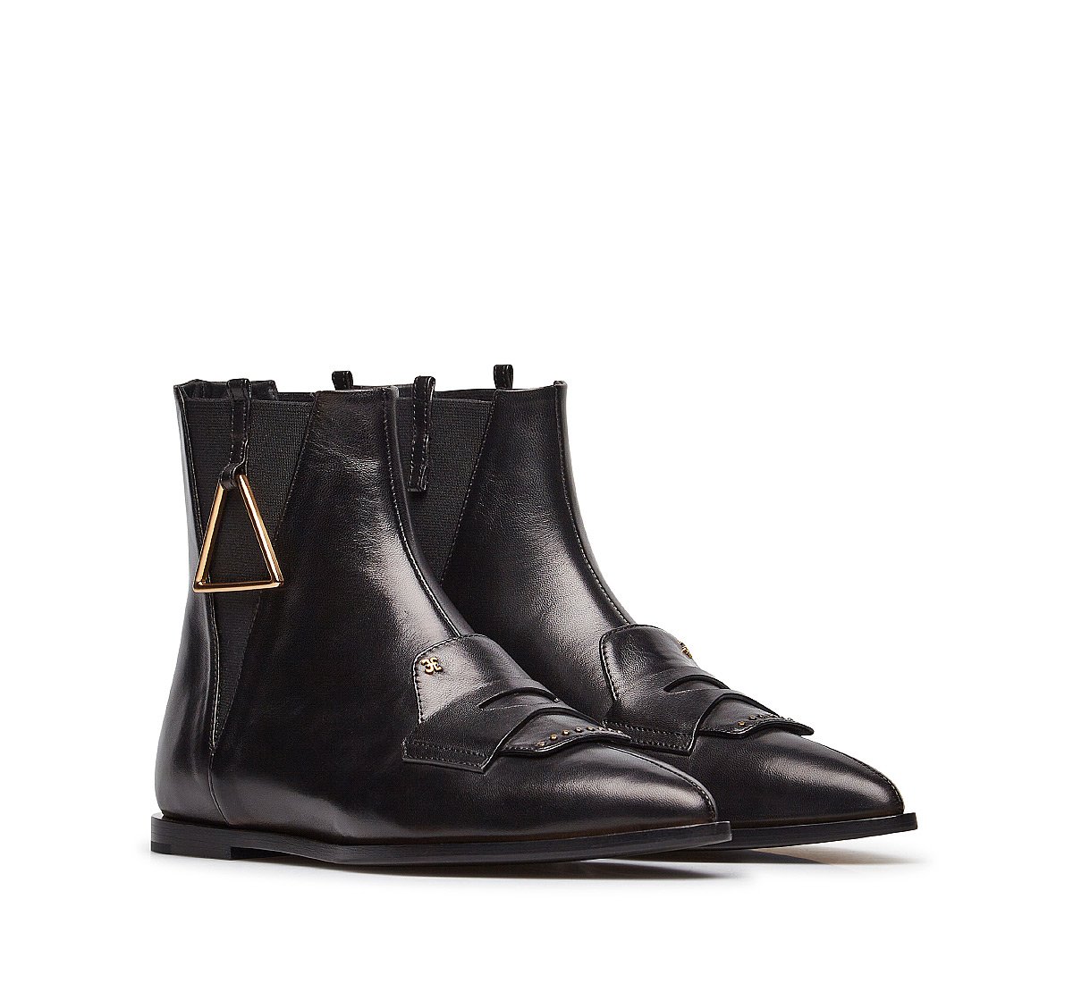 Fine nappa leather Beatle boots