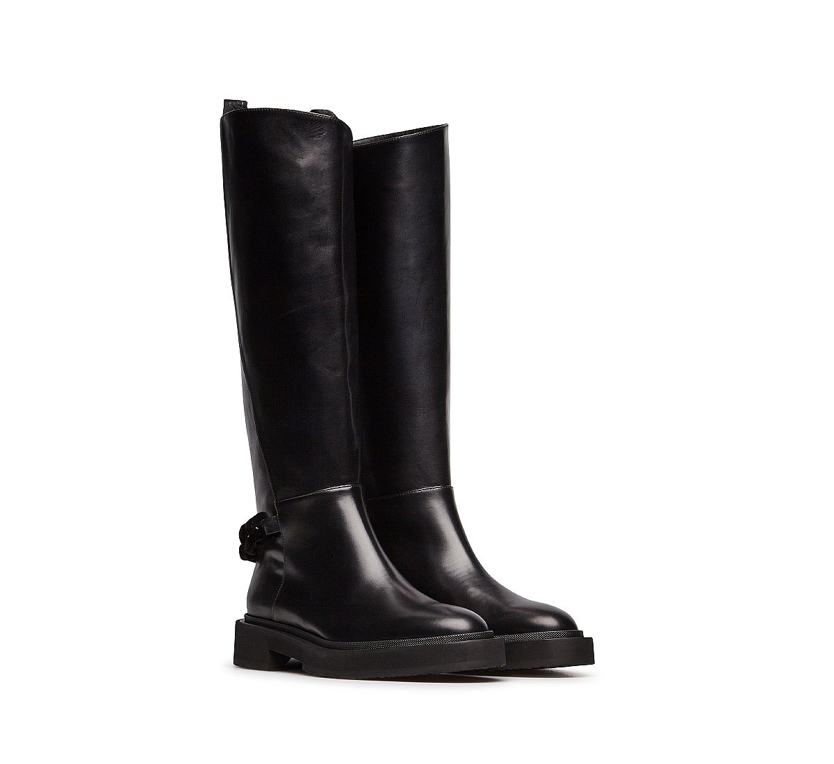 Soft calfskin boots